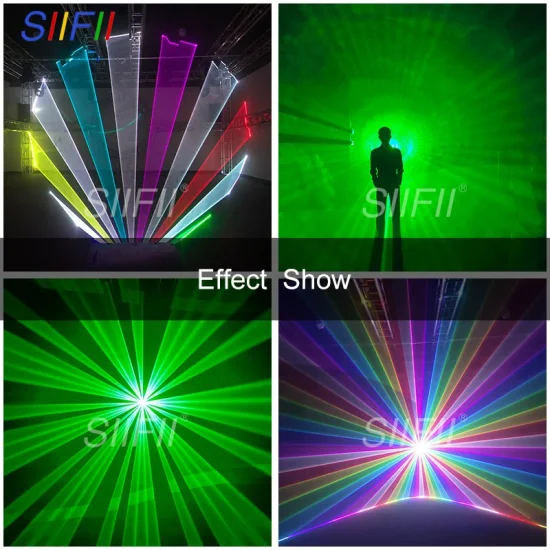 10W RGB-Vollfarblaserlicht Weihnachts-Spezialeffekt-Laserlichter