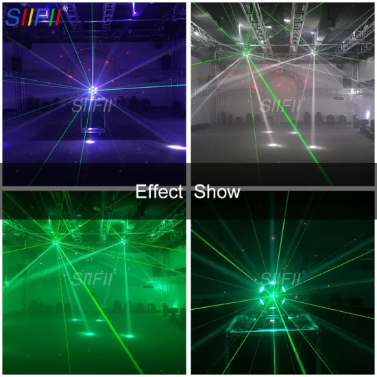 Doppelarmiges Spinnen-LED-Rotations-DJ-Moving-Head-Beam-Licht