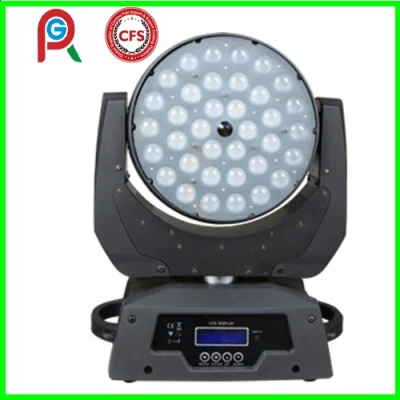 RGB Tricolor 36*10W LED Moving Head Wash Light Bühnenbeleuchtung