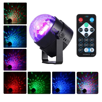 Mini-LED-Kristall-Magic-Ball-Disco-Lichter für Zuhause-Party