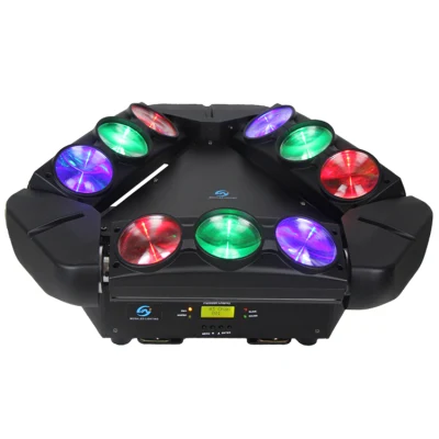 Beliebte Produkte 9X10W 4in1 RGBW LED Beam Mix Color LED Spider Moving Head Bühnenlicht