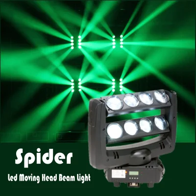 8 * 10W RGBW LED 8 Head Spider Beam Moving Head Licht für Clubbeleuchtung DJ-Beleuchtung